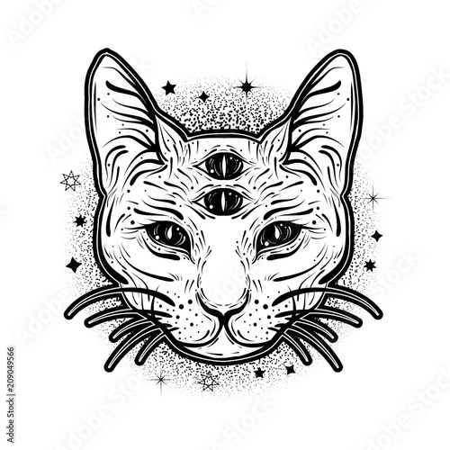 Detail Katzenkopf Tattoo Nomer 21