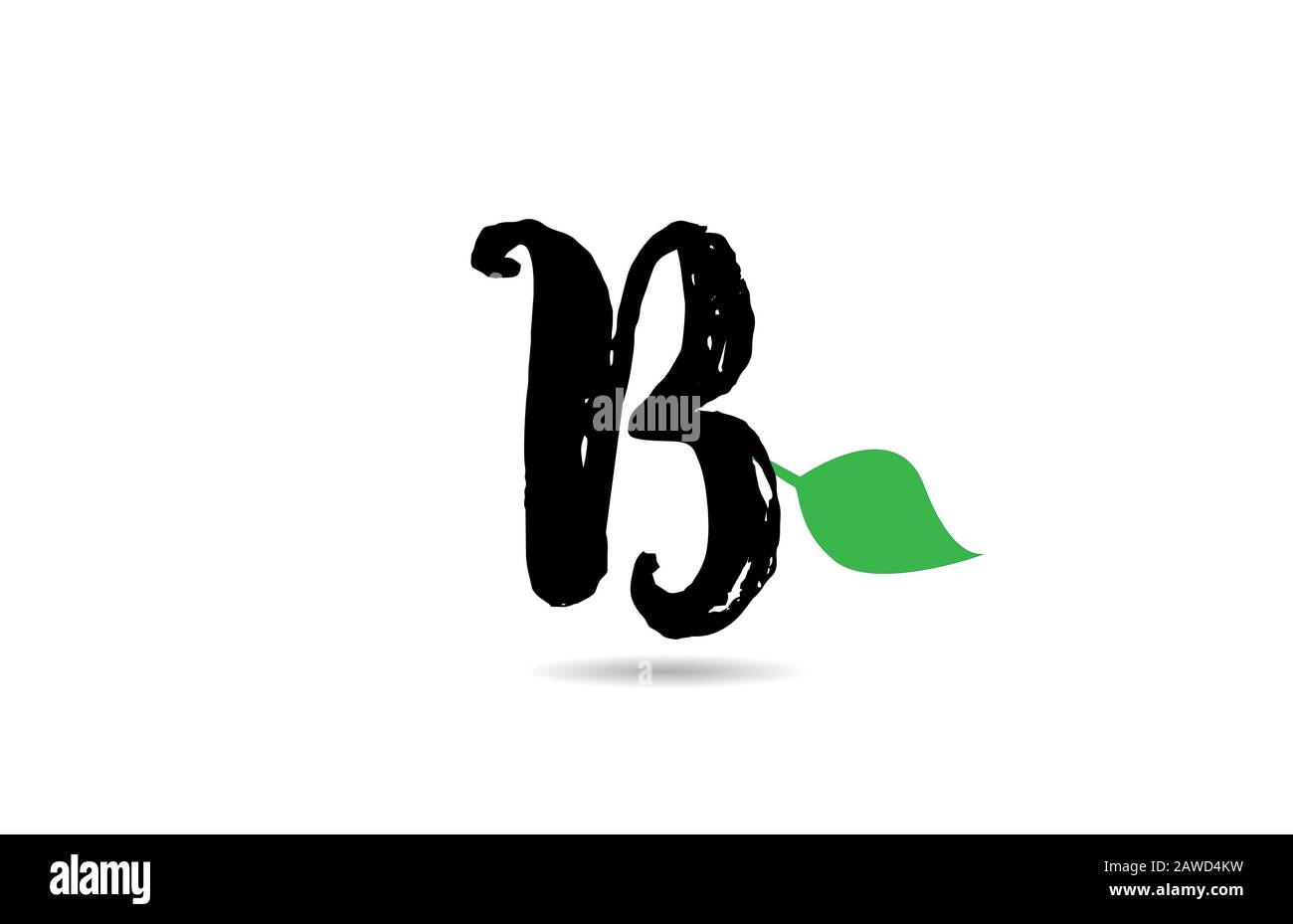 Detail Leaf Script Alphabet Nomer 10