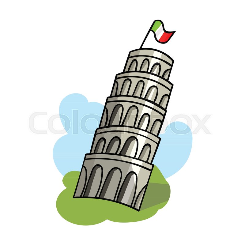 Leaning Tower Of Pisa Cartoon - KibrisPDR