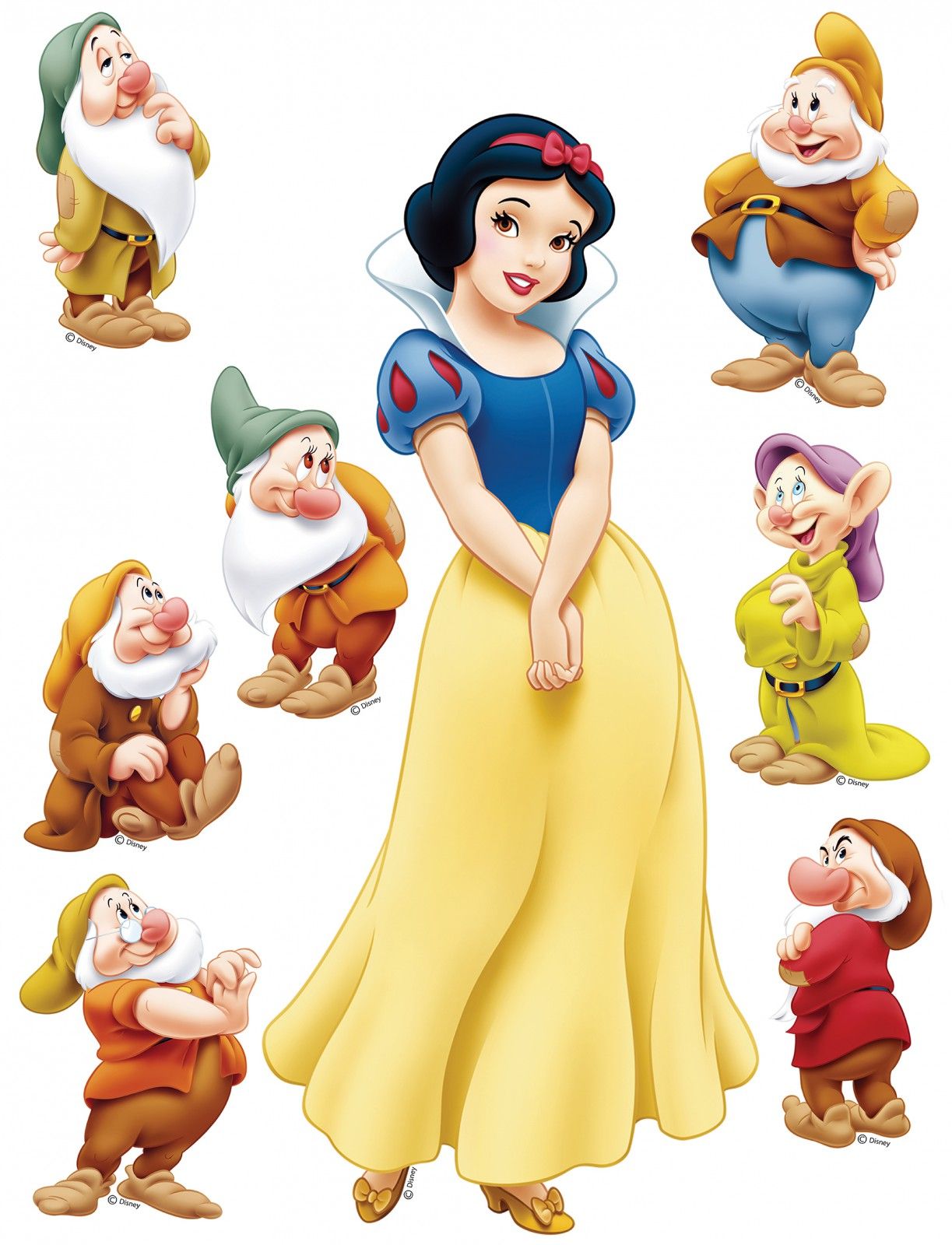 Detail Snow White Stickers Nomer 4