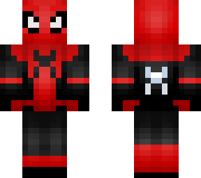 Detail Spiderman Minecraft Skin Nomer 11