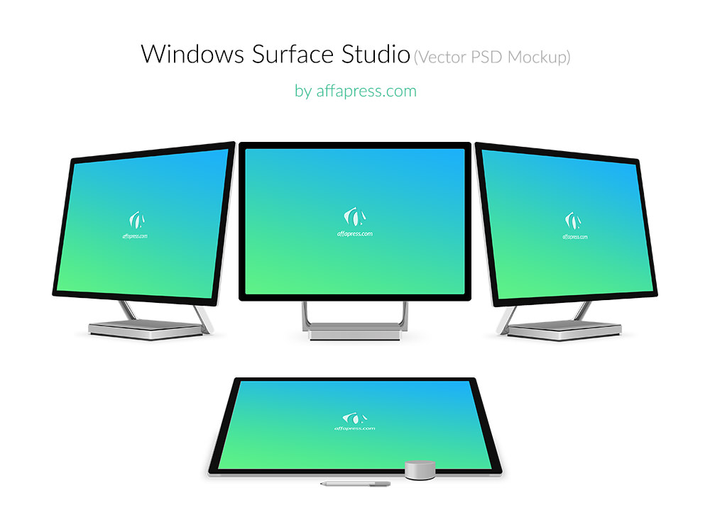Detail Windows Surface Mockup Nomer 7