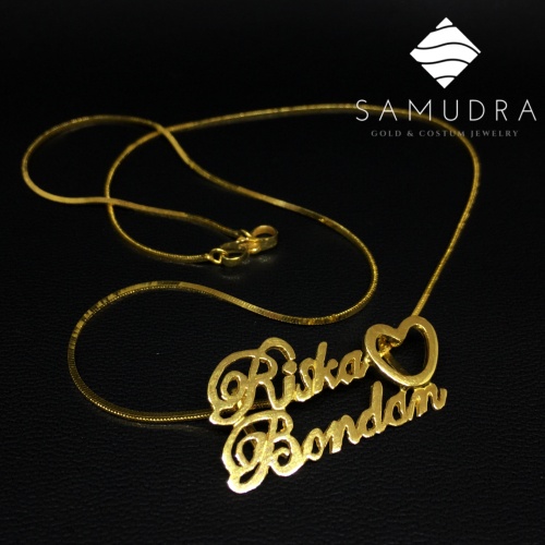 Detail Gambar Kalung Nama Nomer 26