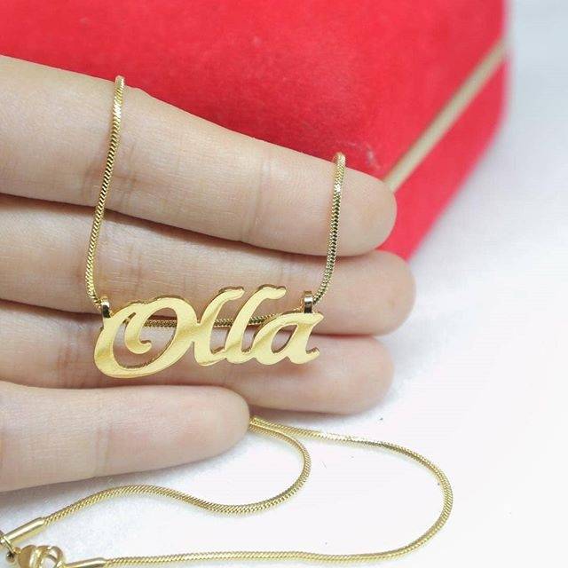 Detail Gambar Kalung Nama Emas Nomer 22