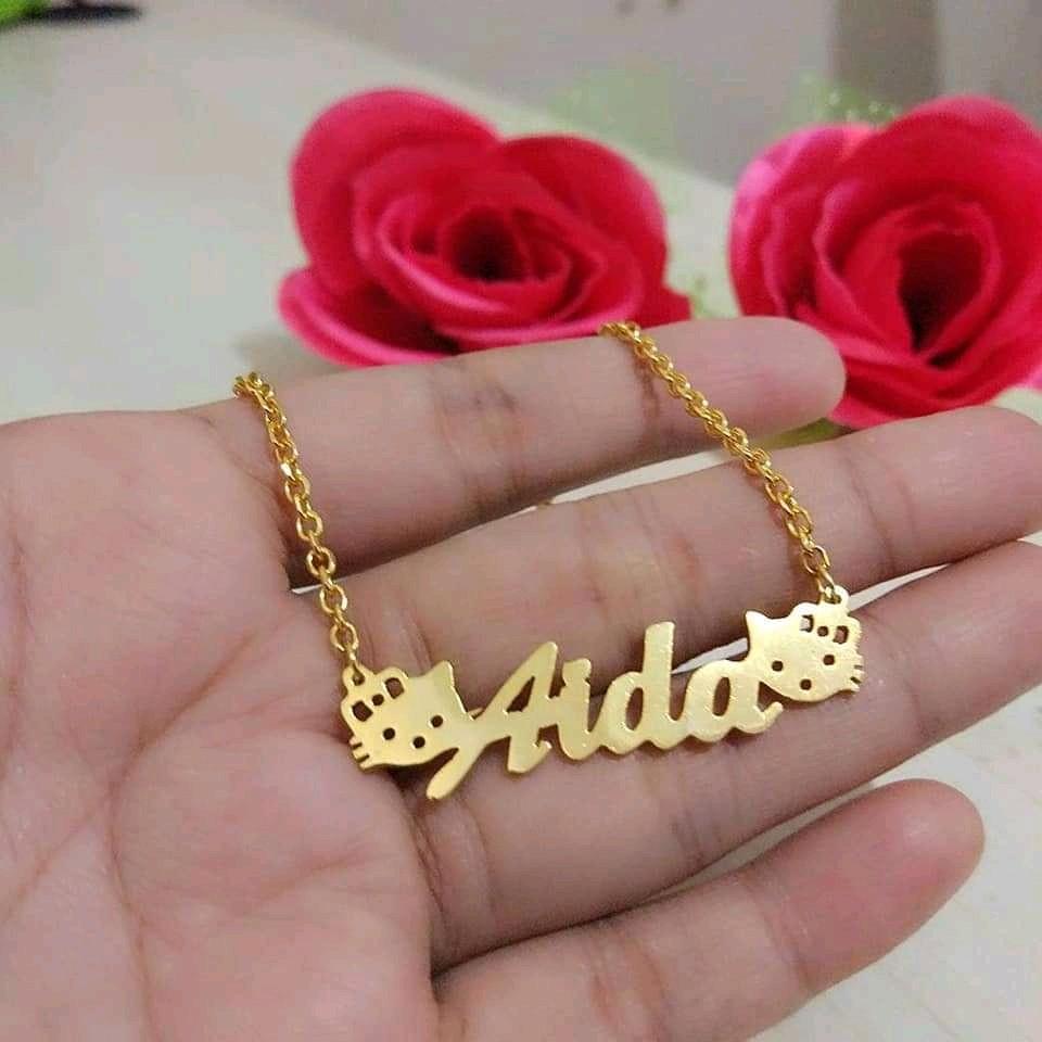 Detail Gambar Kalung Nama Emas Nomer 27