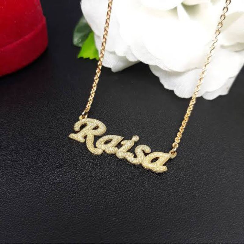 Detail Gambar Kalung Nama Emas Nomer 4