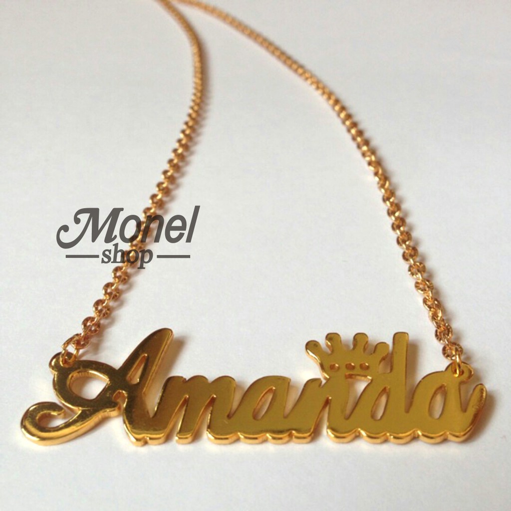 Detail Gambar Kalung Nama Emas Nomer 33