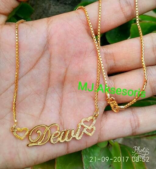 Detail Gambar Kalung Nama Emas Nomer 43