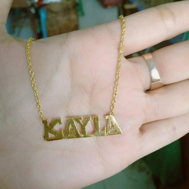 Detail Gambar Kalung Nama Emas Nomer 49