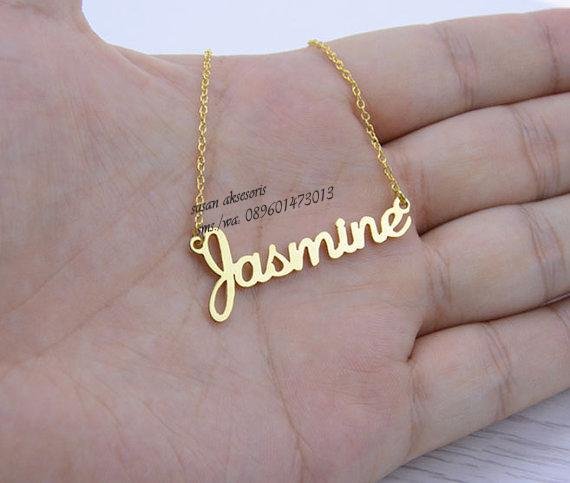 Detail Gambar Kalung Nama Emas Nomer 54