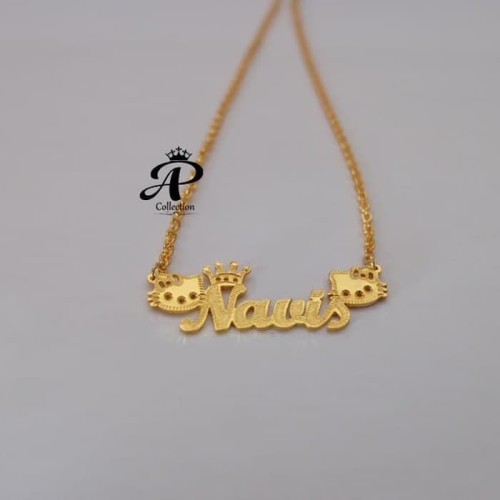 Detail Gambar Kalung Nama Emas Nomer 10