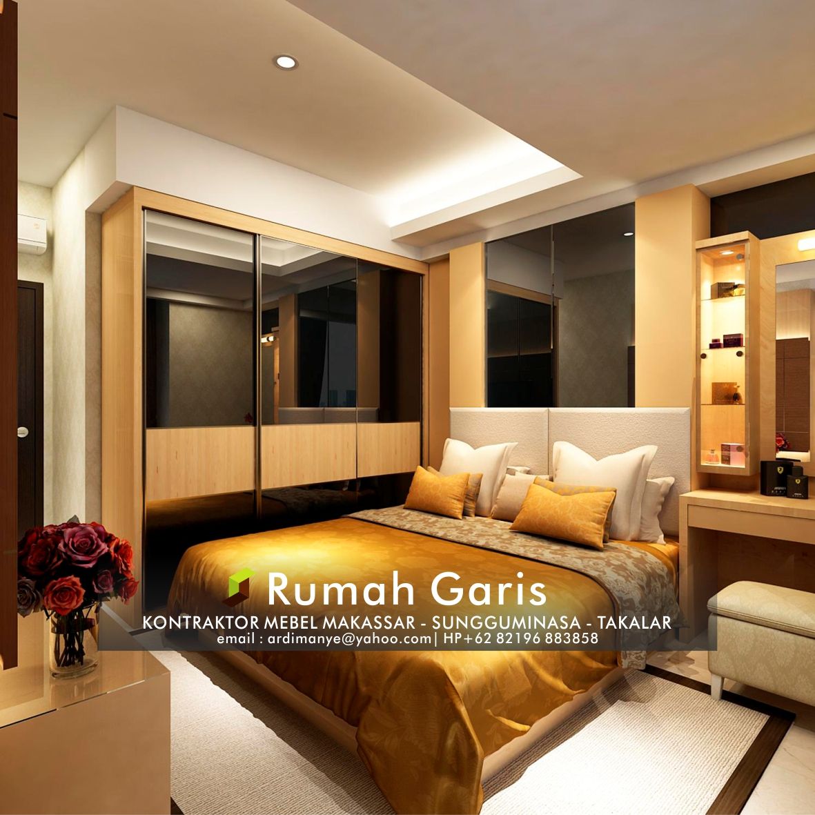 Detail Gambar Kamar Set Minimalis Hpl Nomer 11