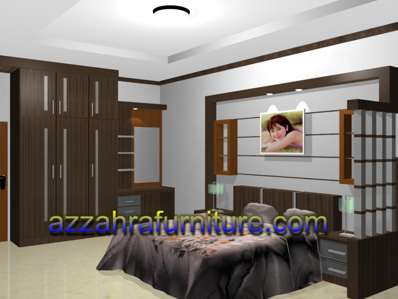 Detail Gambar Kamar Set Minimalis Hpl Nomer 29