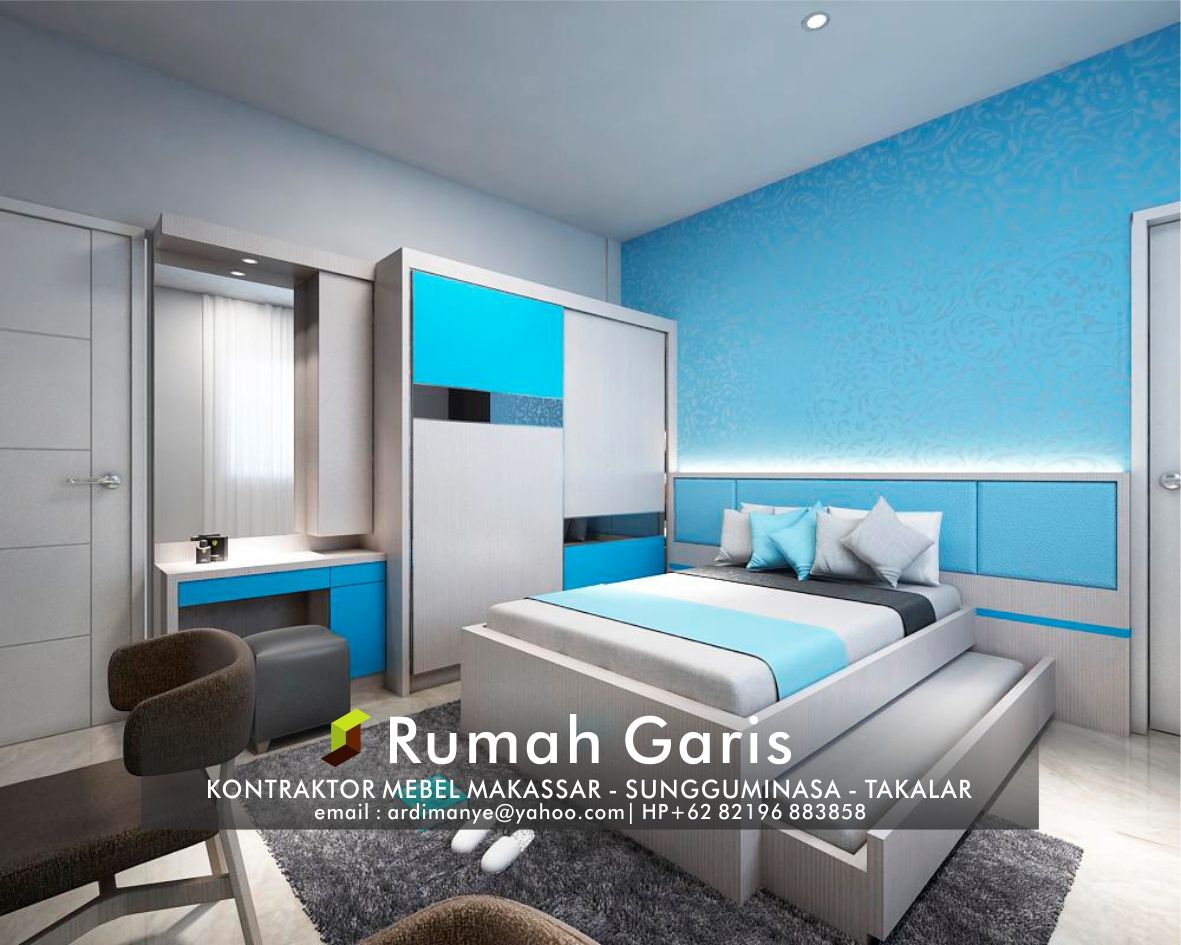 Detail Gambar Kamar Set Minimalis Hpl Nomer 34