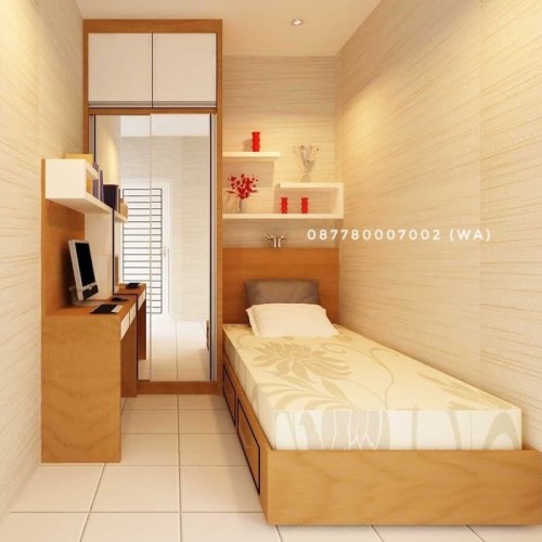 Detail Gambar Kamar Set Minimalis Hpl Nomer 5