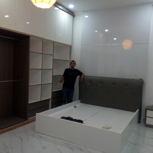 Detail Gambar Kamar Set Minimalis Hpl Nomer 38