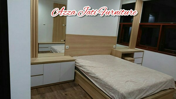 Detail Gambar Kamar Set Minimalis Hpl Nomer 7
