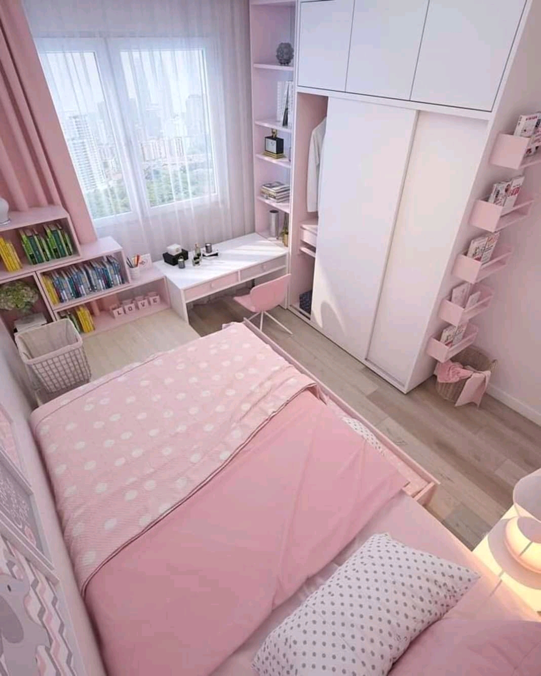 Detail Gambar Kamar Warna Pink Nomer 18