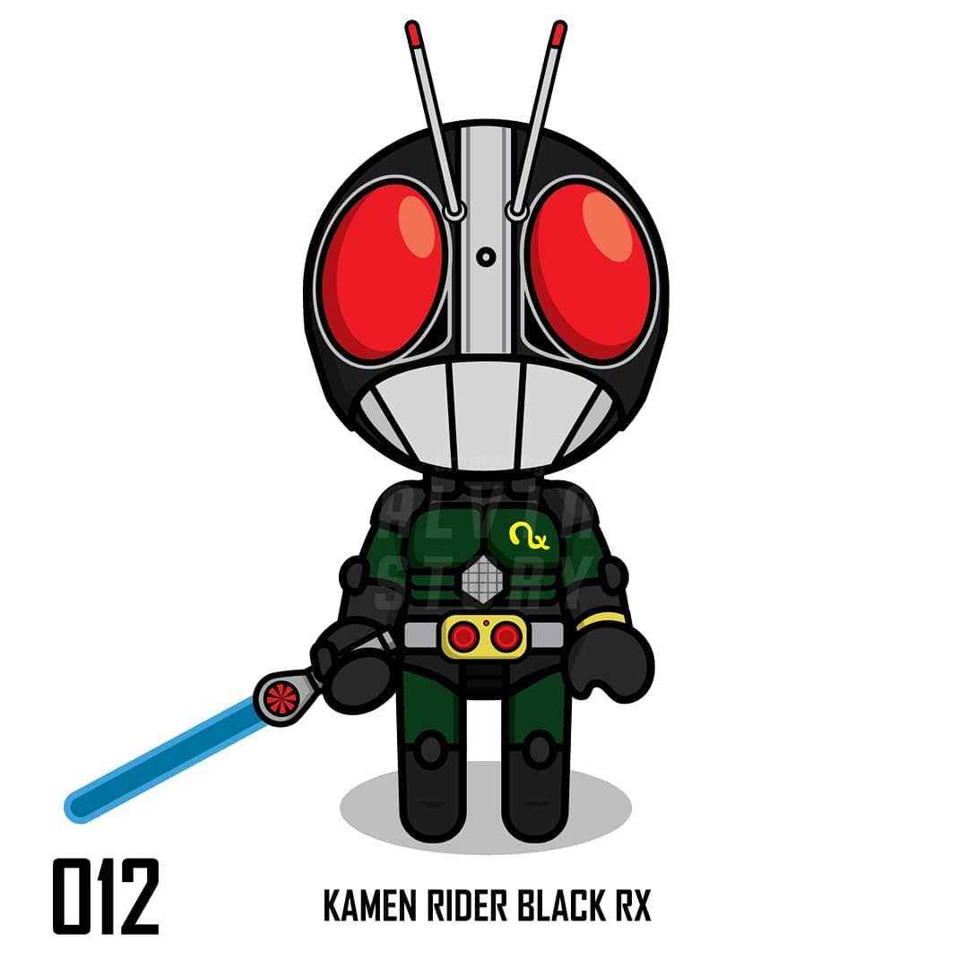 Detail Gambar Kamen Rider Black Rx Nomer 40