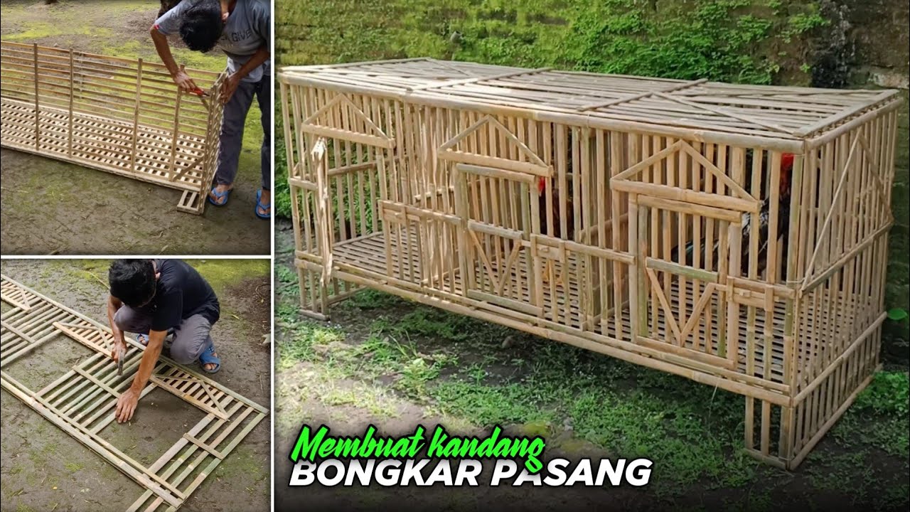 Detail Gambar Kandang Ayam Sederhana Dari Bambu Nomer 2