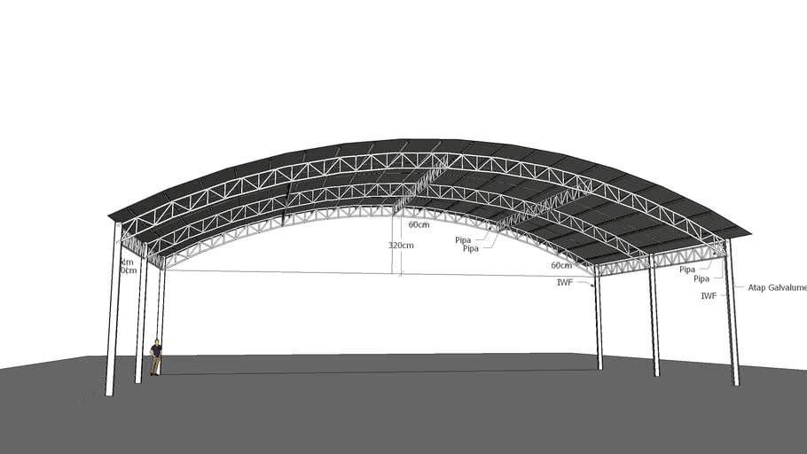 Detail Gambar Kanopi Lengkung Nomer 2