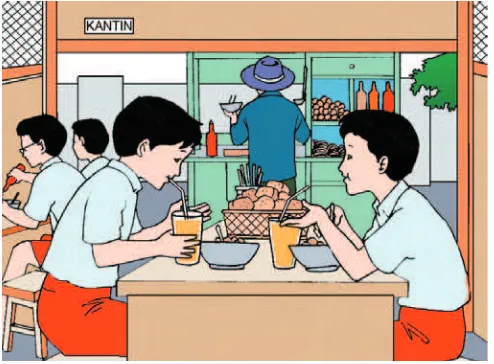 Detail Gambar Kantin Sekolah Kartun Nomer 35