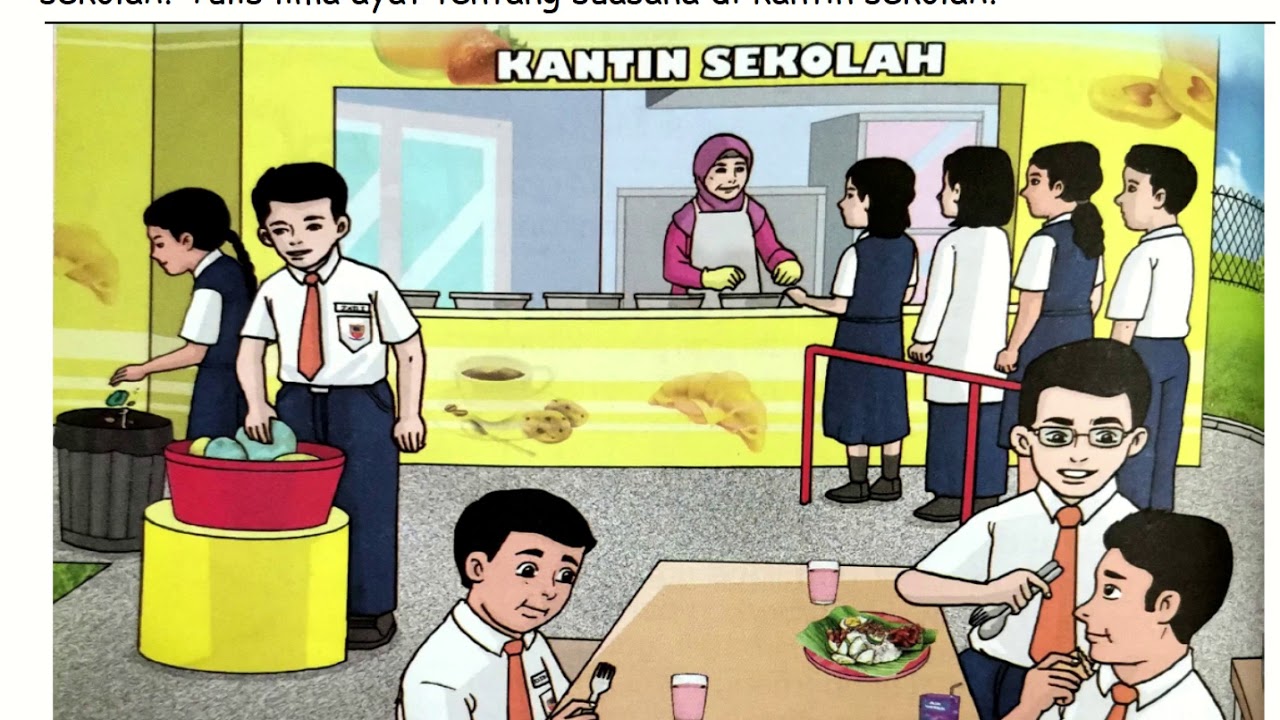 Detail Gambar Kantin Sekolah Kartun Nomer 46