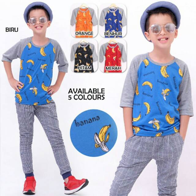 Detail Gambar Kaos Banana Anak Anak Nomer 15