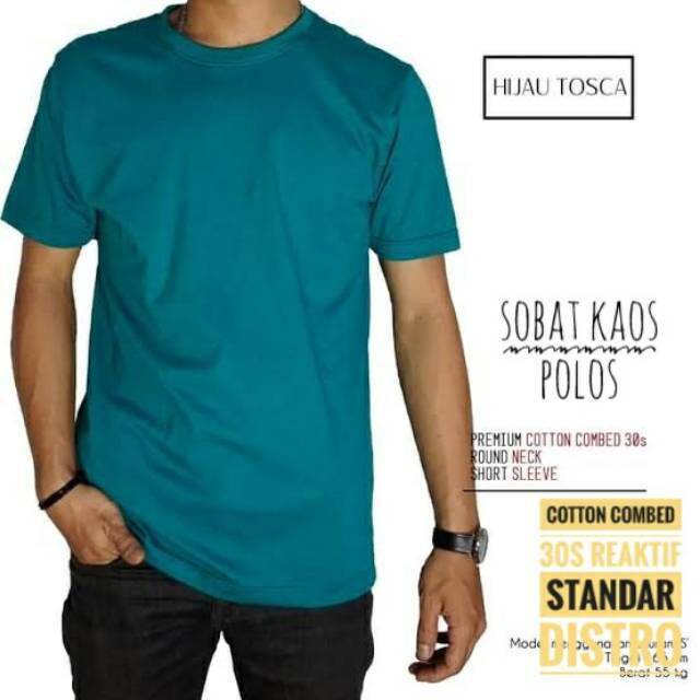 Detail Gambar Kaos Hijau Tosca Nomer 9