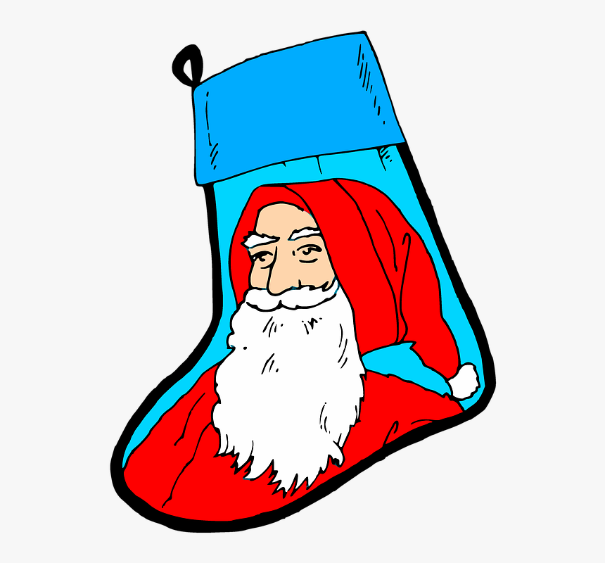 Detail Gambar Kaos Kaki Santa Claus Nomer 15
