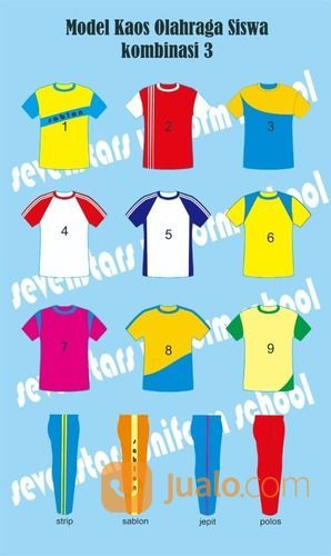 Detail Gambar Kaos Olahraga Anak Sd Nomer 23