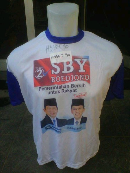 Detail Gambar Kaos Partai Nomer 57