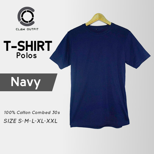 Detail Gambar Kaos Polos Biru Navy Nomer 24