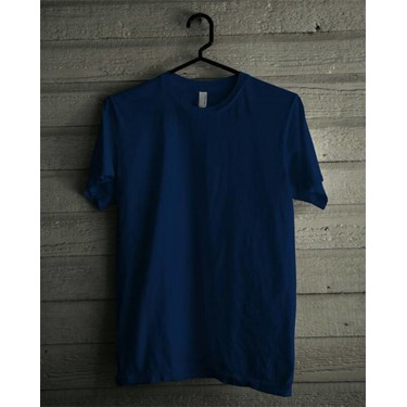 Detail Gambar Kaos Polos Biru Navy Nomer 7