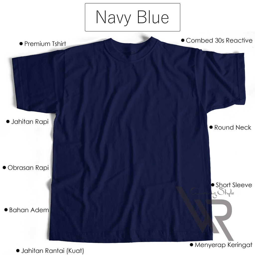 Detail Gambar Kaos Polos Biru Nomer 36