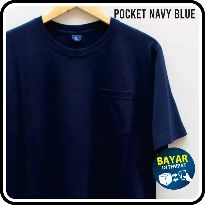 Detail Gambar Kaos Polos Biru Navy Nomer 51