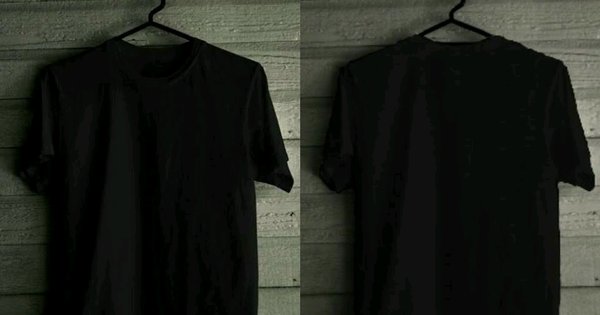 Detail Gambar Kaos Polos Hitam Depan Belakang Nomer 43