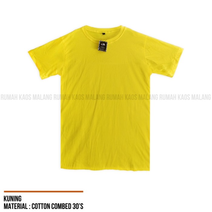 Detail Gambar Kaos Polos Kuning Nomer 7