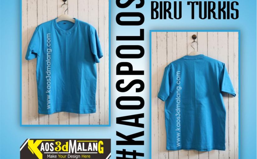 Detail Gambar Kaos Polos Warna Biru Nomer 38