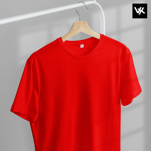 Detail Gambar Kaos Polos Warna Merah Nomer 14