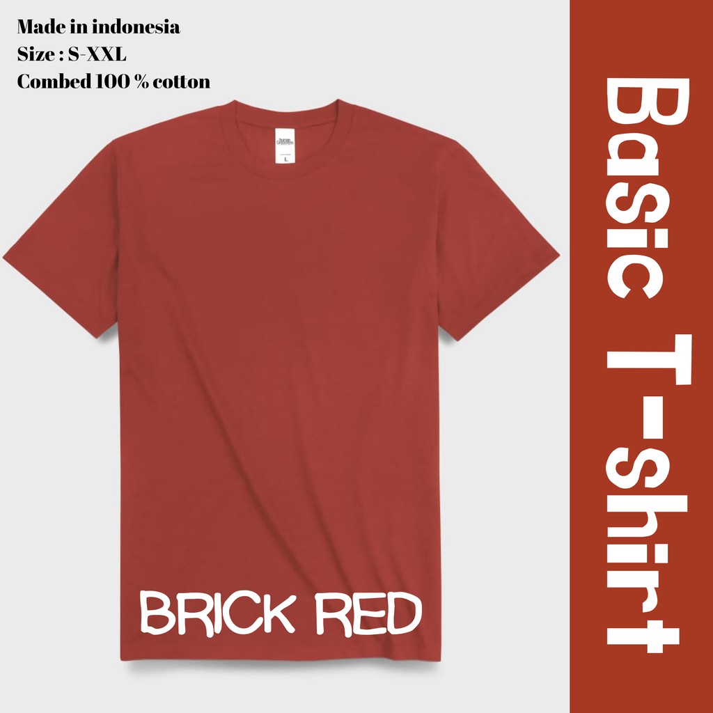 Detail Gambar Kaos Polos Warna Merah Nomer 28