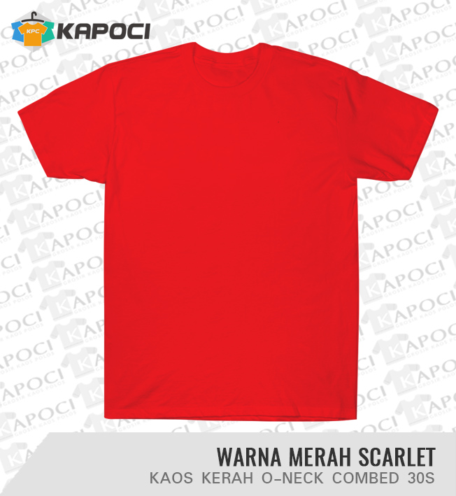 Detail Gambar Kaos Polos Warna Merah Nomer 48