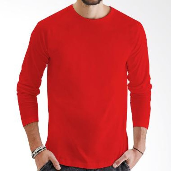 Detail Gambar Kaos Polos Warna Merah Nomer 7
