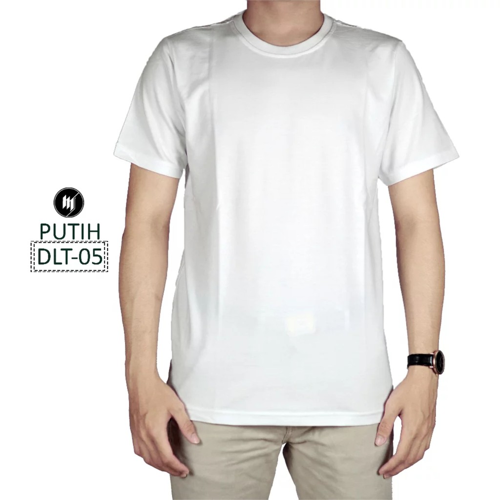 Detail Gambar Kaos Polos Warna Putih Nomer 10