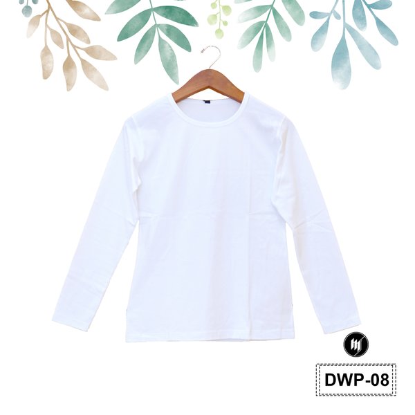 Detail Gambar Kaos Polos Warna Putih Nomer 28