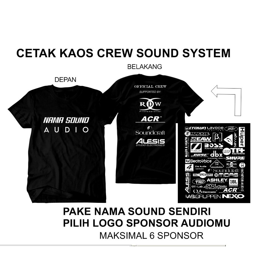 Detail Gambar Kaos Sound System Nomer 29