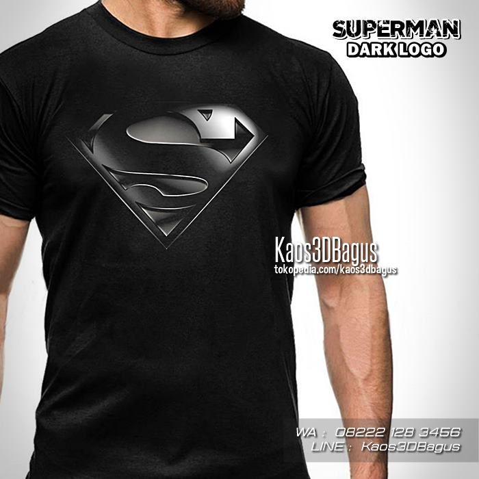 Detail Gambar Kaos Superman Nomer 2