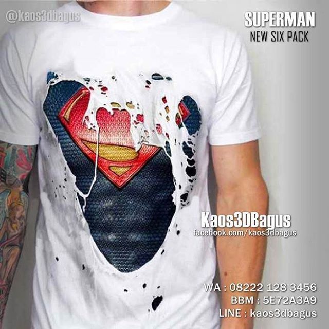 Detail Gambar Kaos Superman Nomer 21