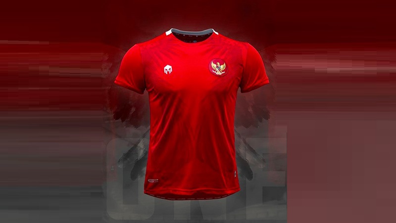 Detail Gambar Kaos Timnas Indonesia Nomer 8