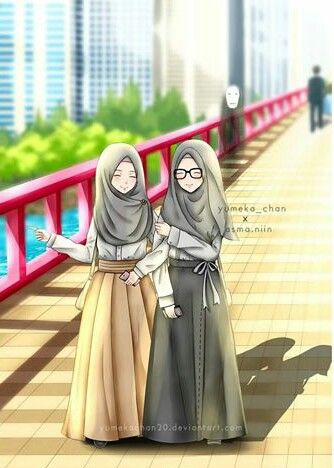 Detail Gambar Karakter Wanita Muslimah Nomer 12